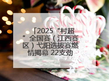 2025“村超”全国赛（江西赛区）弋阳选拔赛燃情揭幕 22支劲旅绿茵逐梦