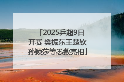 2025乒超9日开赛 樊振东王楚钦孙颖莎等悉数亮相